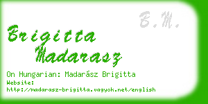 brigitta madarasz business card