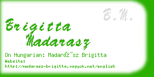 brigitta madarasz business card